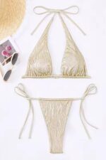 Alina Brazilian Bikini - Krem - Görsel 4