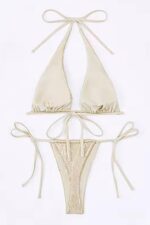 Alina Brazilian Bikini - Krem - Görsel 5