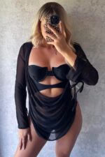 British Girl Mayokini Takımı - Siyah - Görsel 5