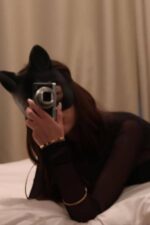 Cat Woman Deri Maske - Siyah - Görsel 6