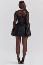 Chokey Adriana Mini Elbise - Siyah - Görsel 2