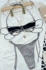 Circle Shine Bikini - Gümüş - Görsel 6