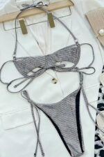 Circle Shine Bikini - Gümüş - Görsel 4