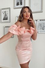 Darell Rose Elbise - Pembe