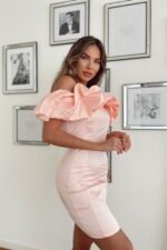 Darell Rose Elbise - Pembe - Görsel 3