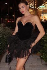 Dasha Mini Gece Elbisesi - Siyah