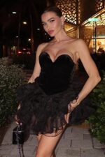 Dasha Mini Gece Elbisesi - Siyah - Görsel 2