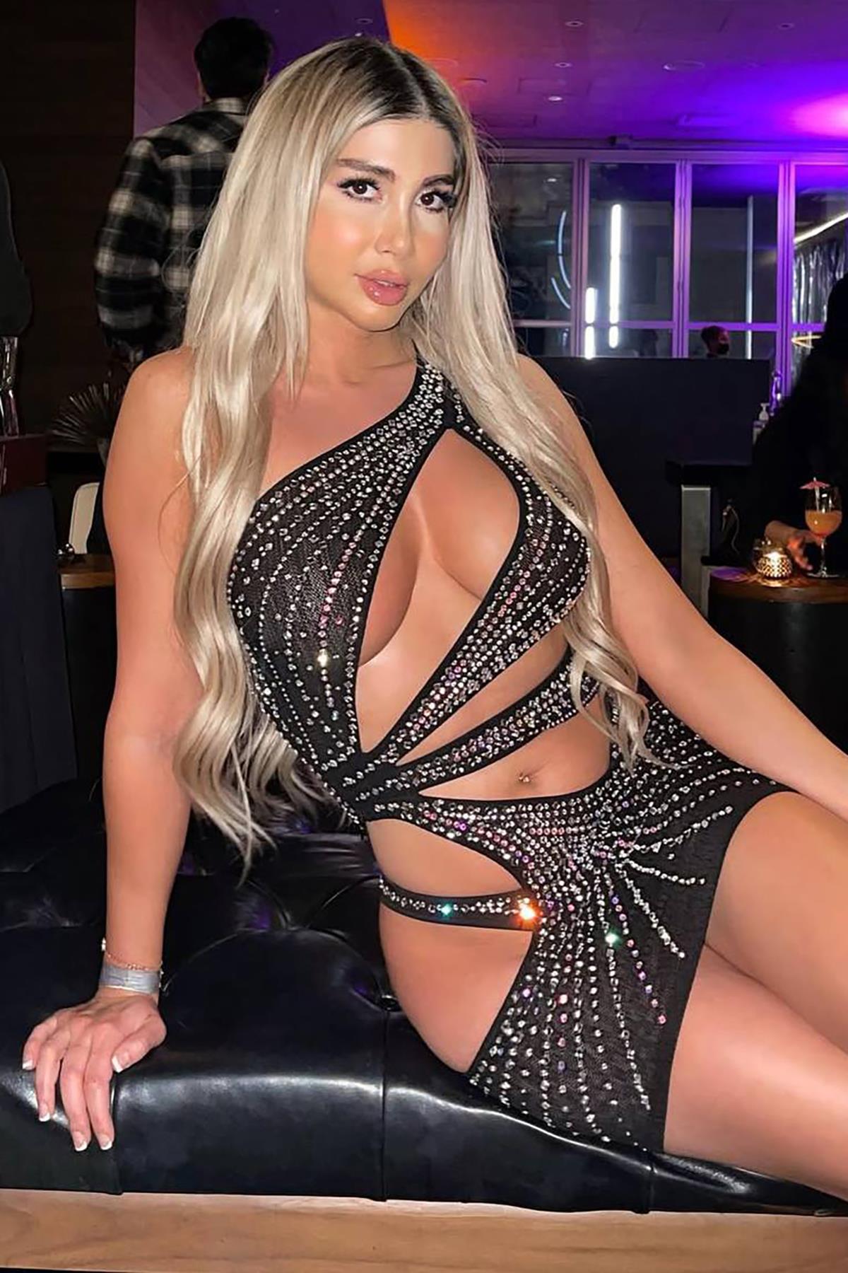 demi-roma-diamonds-dress-siyah-1d-458 Demi Roma Diamonds Dress - Siyah - Görsel 1