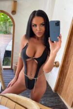 Golden Chain Luxury Mayokini - Siyah - Görsel 2