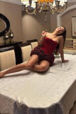 Güllü Luxury İkili Takım - Kırmızı - Görsel 4