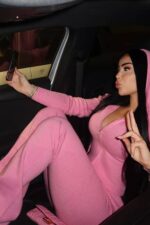 Hoodie Sweater Set - Pembe - Görsel 4