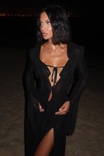İsabella Bağcıklı Plaj Elbisesi - Siyah - Görsel 5