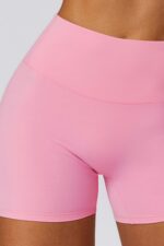 Kısa Popita Gym Tayt Şort - Pembe - Görsel 4