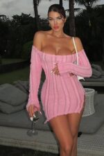 Kristina Triko Elbise - Pembe