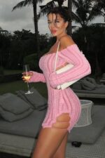Kristina Triko Elbise - Pembe - Görsel 2