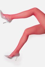 Küçük Gözlü File Çorap - Pembe - Görsel 4