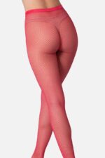 Küçük Gözlü File Çorap - Pembe - Görsel 2