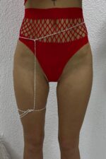 Lussuria Leg Aksesuar - Gümüş - Görsel 2