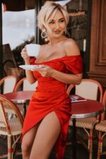Luxury Anetta Elbise - Kırmızı