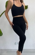 Luxury Leggy Gym Set - Siyah - Görsel 3