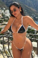 Neo Pearly Bikini - Siyah-Beyaz - Görsel 4