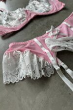 Pink Princess Jartiyer Takım - Pembe - Görsel 7