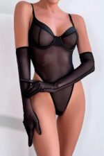 Rory Transparan Body - Siyah - Görsel 5