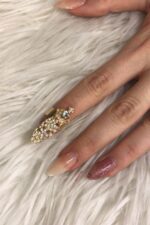 Rosing Nail Ring - Yeşil - Görsel 7