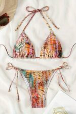 Safari Style Brazilian Bikini - Turuncu - Görsel 4