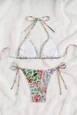 Safari Style Brazilian Bikini - Mavi - Görsel 7