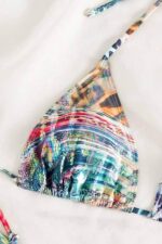 Safari Style Brazilian Bikini - Mavi - Görsel 6