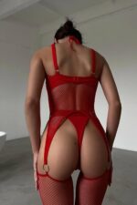 Sasha File Tulum - Kırmızı - Görsel 3