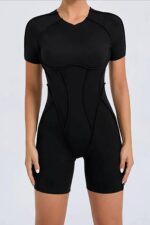 Sırtı Açık Jumpsuit - Siyah - Görsel 5