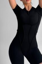 Sırtı Açık Jumpsuit - Siyah - Görsel 3
