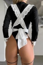 Sonya Hizmetçi Kostümü - Siyah-Beyaz - Görsel 3