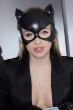 Valerie Cat Woman Maske - Siyah - Görsel 4
