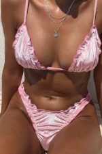 Vera Pileli Bikini - Pembe - Görsel 5
