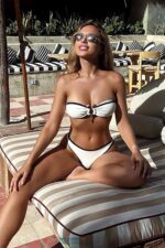 Veronica Straplez Bikini - Beyaz - Görsel 3