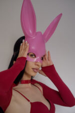 Rabbit Tavşan Maske Mat - Pembe