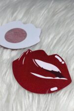 Fantezi Göğüs Sticker - Kırmızı - Görsel 3