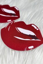 Fantezi Göğüs Sticker - Kırmızı