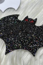Gotik Yarasa Göğüs Sticker - Siyah - Görsel 2
