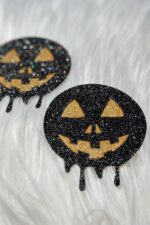 Halloween Göğüs Sticker - Siyah - Görsel 2