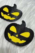 Zombi Kabak Göğüs Sticker - Siyah - Görsel 4