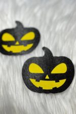 Zombi Kabak Göğüs Sticker - Siyah - Görsel 3