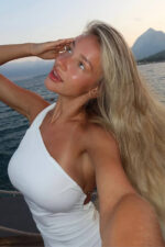 Evangelina Gece Elbisesi - Beyaz - Görsel 6