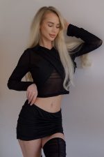 Sinny Mini Gece Elbisesi - Siyah - Görsel 8