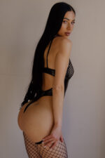 Yana Fantezi Bodysuit - Siyah - Görsel 3