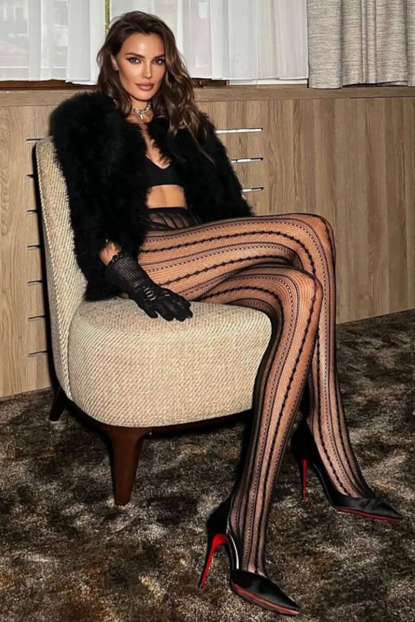 Lina Külotlu Çorap - Siyah