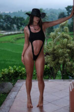 Kate Fantezi Bodysuit - Siyah - Görsel 3